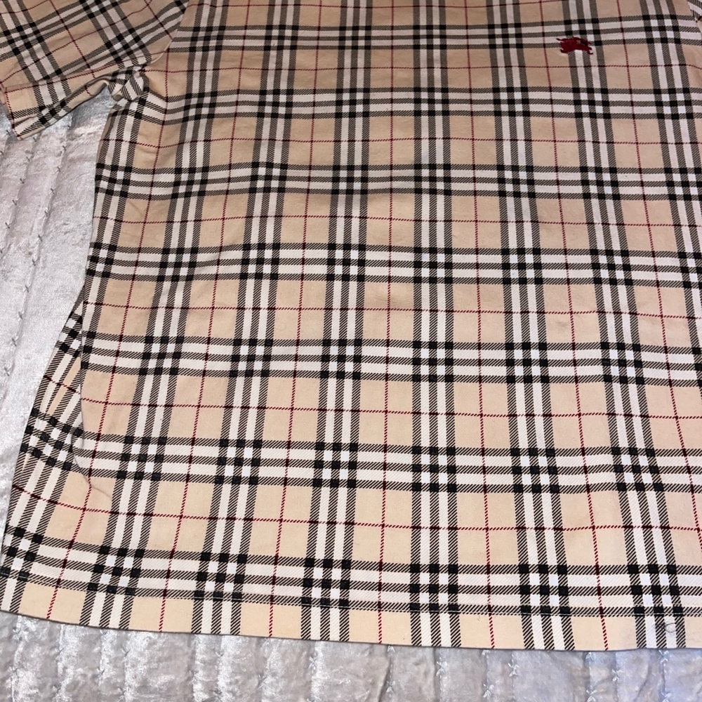 Burberry Preloved shirt size L excellent condition size is shown on picture. - Picture 2 of 12
